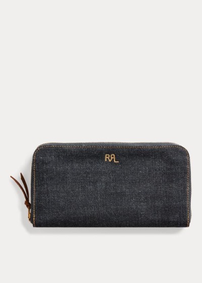 Women's Ralph Lauren Denim Travel Wallet | 958176QYJ